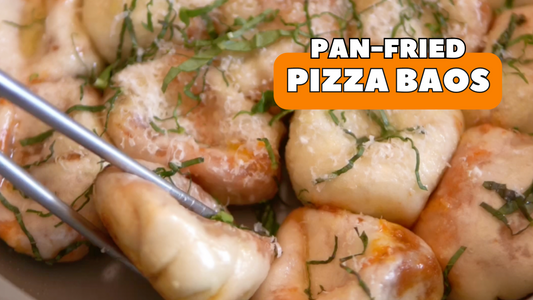 Pan-Fried Pizza Baos