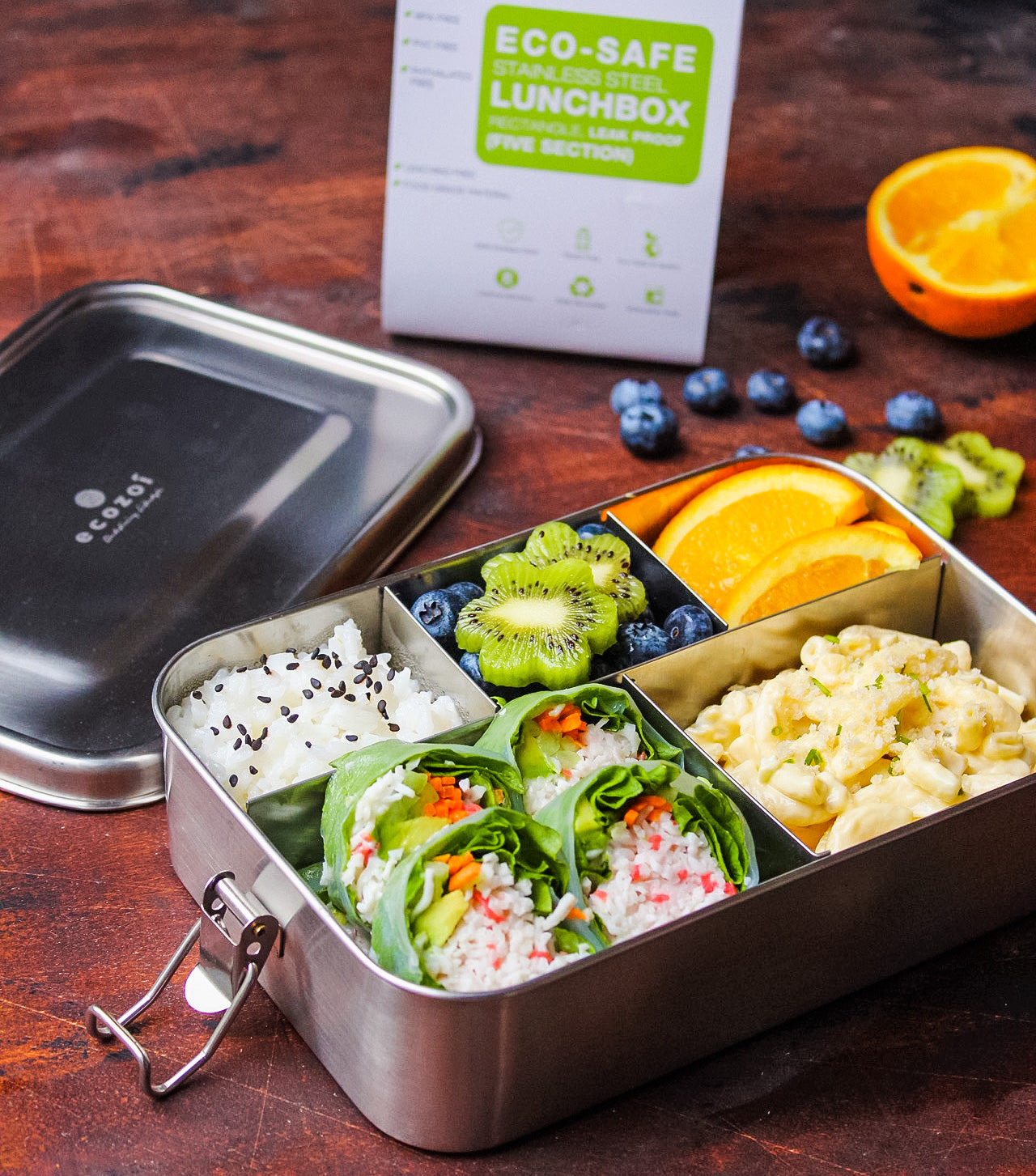  Bento Box, Leakproof Lunch Box Made of Eco-Friendly